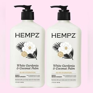 Hempz White Gardenia & Coconut Palm Body Moisturizer (TWO)